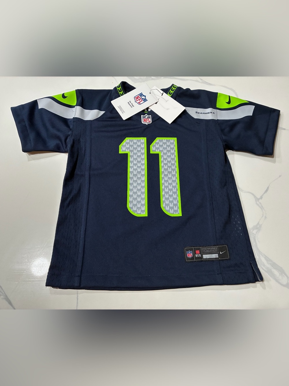 Seattle Seahawks Kids Nike Jaxon Smith-Njigba Jersey Retails For $65